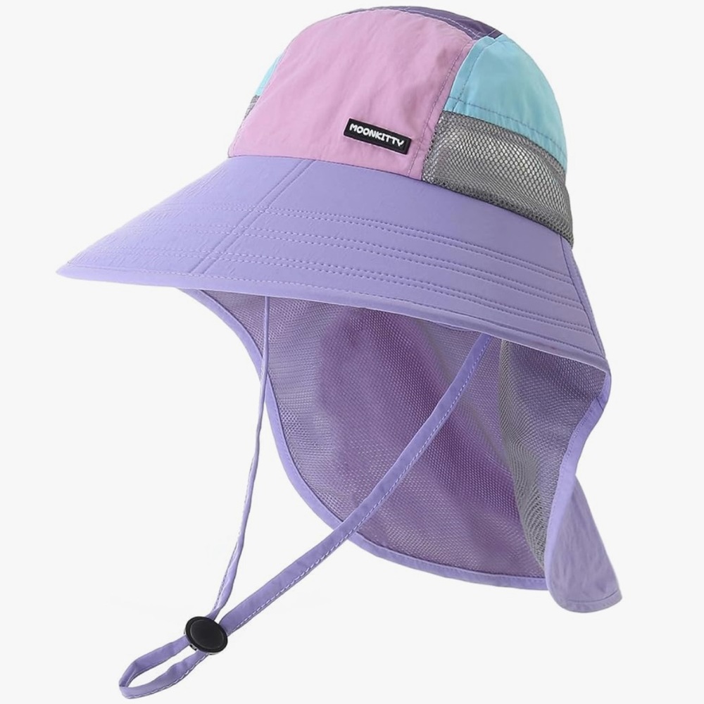 MOONKITTY Girls Colorful Bucket Hat with Pastel Shades